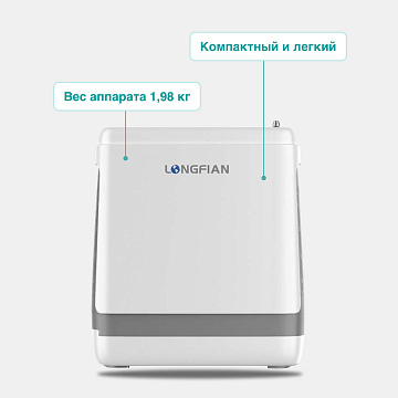 Longfian JAY-1000P – портативный концентратор кислорода от Концентраторы кислорода